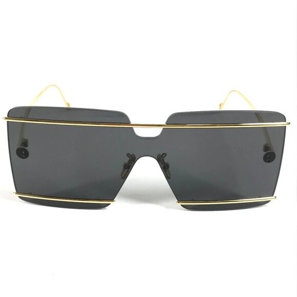 LOEWE LW40073U logo glasses eyewear sunglasses Plastic / Metal Black/Gold main image 13